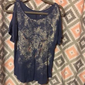 Mudd Bull Skull Top